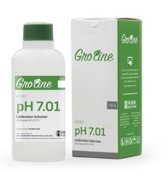 HANNA HI7007-012 GroLine pH 7,01 tamponu (+/- 0,02 pH doğruluğu - 25oC), Analiz Sertifikası ile, 120 ml