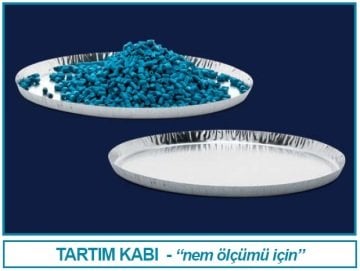 İSOLAB 037.25.100 tartım kabı - alüminyum - çap 100 mm (50 adet)
