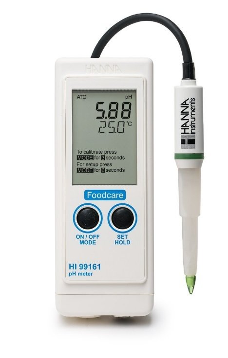 HANNA HI99161 Taşınabilir Gıda ve Mandıra pH Ölçer