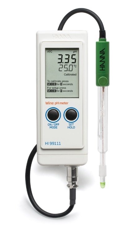 HANNA HI99111 Taşınabilir Şarap ve Üzüm pH Ölçer