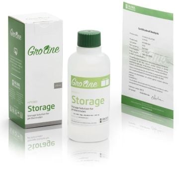 HANNA HI70300-023 pH elektrotları için GroLine Depolama Çözümü, kutu, 230 ml