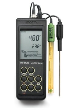 HANNA HI9125 Taşınabilir Su geçirmez pH / mV Metre
