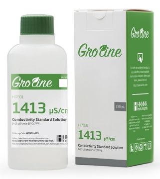 HANNA HI7031-012 GroLine 1,413 ABD kalibrasyon solüsyonu, kutu, analiz sertifikası, 120 ml