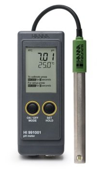 HANNA HI991001 Taşınabilir su geçirmez pH / Sıcaklık Metre