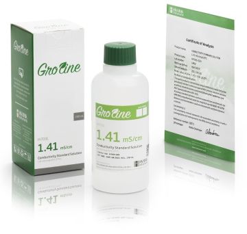 HANNA HI7031-023 GroLine 1,413 ABD kalibrasyon solüsyonu, kutu, analiz sertifikası, 230 ml