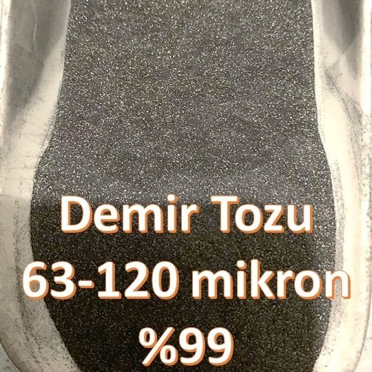 Mikronize Demir Tozu 63-120 mikron - 10 kg