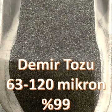 Mikronize Demir Tozu 63-120 mikron - 5 kg