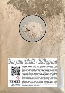 Oto Cam Çizik Giderici Pembe Seryum Oksit - 250 GRAM