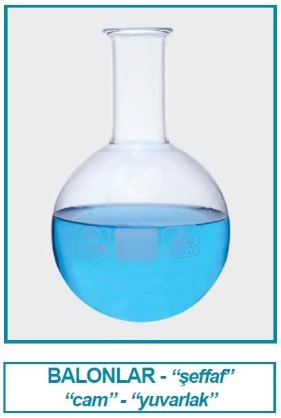 İSOLAB 029.02.100 balon - cam - dibi yuvarlak - 100 ml (10 adet)