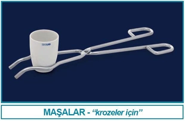 İSOLAB 038.06.400 kroze maşası - 400mm (1 adet)