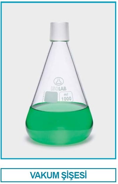 İSOLAB 043.03.007 erlen - vakum filtre düzeneği için - 2000 ml - 1 adet