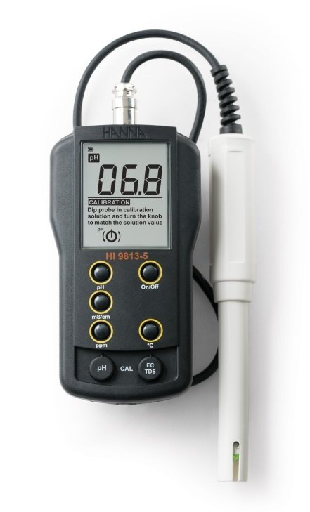 HANNA HI9813-5 Taşınabilir pH / EC / TDS Metre