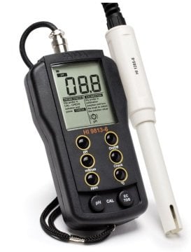 HANNA HI9813-6 Taşınabilir CAL Check pH / EC / TDS Metre