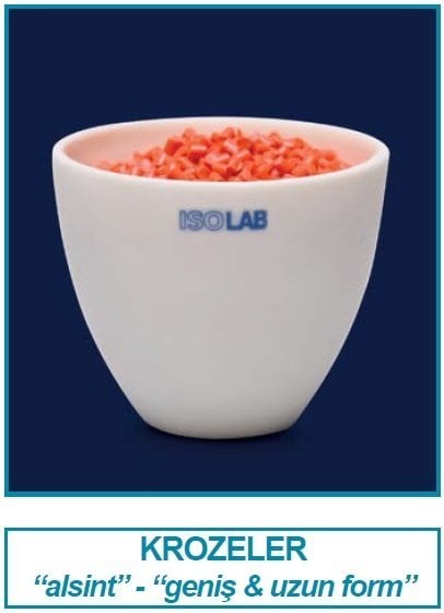 İSOLAB 038.13.A48 kroze - alsint - 48 mm çap (1 adet)