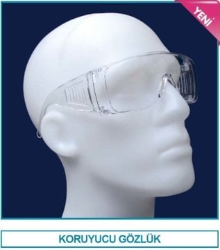 İSOLAB 080.40.003 koruyucu gözlük (1 adet)