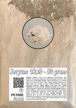 Oto Cam Çizik Giderici Pembe Seryum Oksit - 50 GRAM