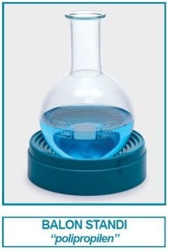 İSOLAB 029.14.902 balon standı - polipropilen (1 adet)