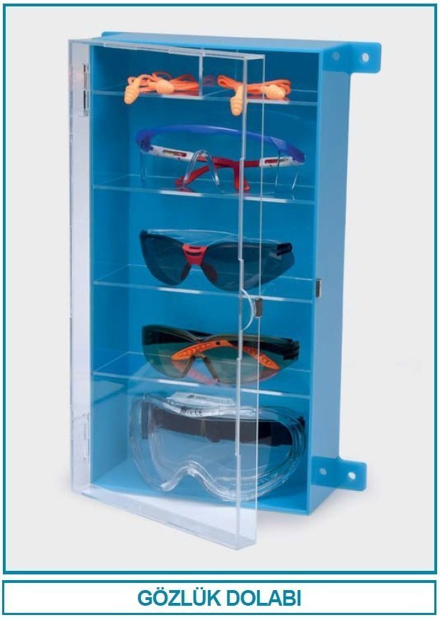İSOLAB 080.40.101 dolap - gözlük için (1 adet)