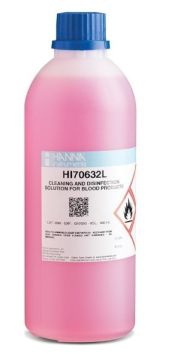 HANNA HI70632L Kan Ürünleri Temizleme ve Dezenfeksiyon Solüsyonu, 500 mL şişe
