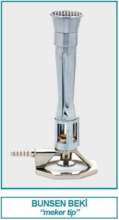 İSOLAB 050.01.003 bunsen beki - yüksek ısı (1 adet)