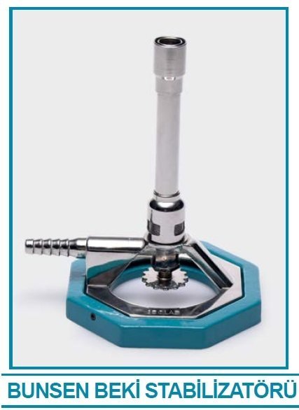 İSOLAB 050.09.001 bunsen beki - standı (1 adet)