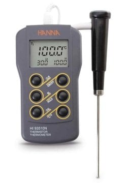 HANNA HI93510N Taşınabilir Su geçirmez Termistor Termometre