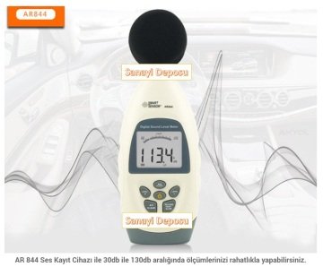 Smart Sensor AR 844 Gürültü Ölçer ve Desibel Kayıt Cihazı