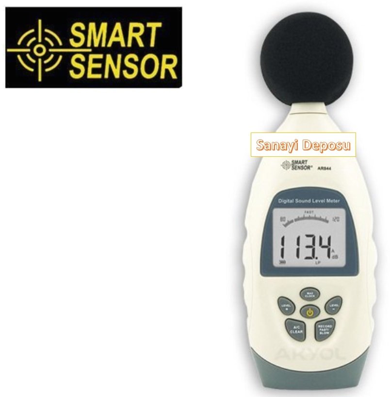 Smart Sensor AR 844 Gürültü Ölçer ve Desibel Kayıt Cihazı