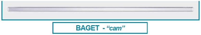 İSOLAB 057.03.200 baget - cam - 200 mm - çap 5 mm (10 adet)