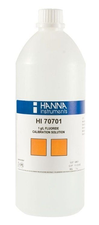 HANNA HI70701/1L Standart Çözüm, 1 g/L F¯, 1 L şişede