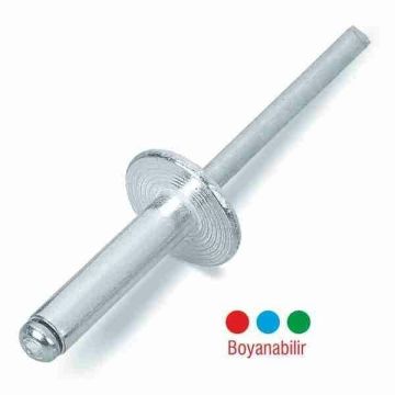 Alüminyum Pop Perçin Geniş Kafa 14 mm şapka 4.8x20 mm 500 ADET
