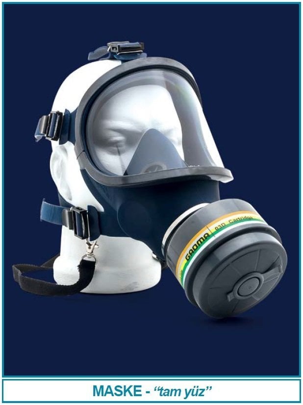 İSOLAB 080.45.001 maske - tam yüz (1 adet)