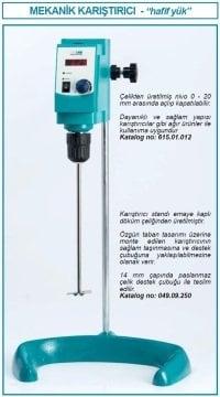 İSOLAB 615.01.001 karıştırıcı - mekanik - 20 lt - LED göstergeli (1 adet)