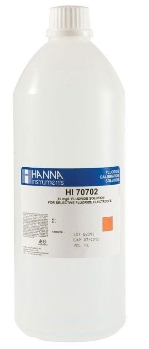 HANNA HI70702/1L Standart Çözelti, 10 mg/L F¯, 1 L şişe