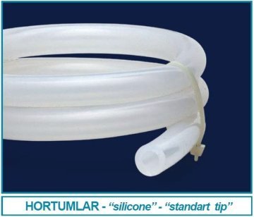 İSOLAB 052.12.008 hortum - silikon - 10.0 mm iç çap - 14.0 dış çap (1 metre)