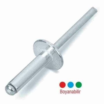 Alüminyum Pop Perçin Geniş Kafa 14 mm şapka 4.8x10 mm 5 ADET