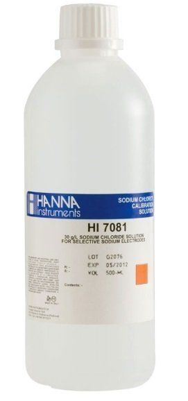 HANNA HI7081L 30 g/L Sodyum Klorür Standart Çözeltisi, 500 mL