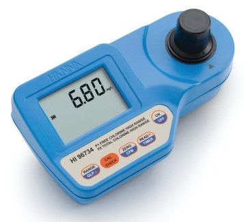 HANNA HI96734 Serbest ve Toplam Klor Yüksek Menzilli Portatif Fotometre