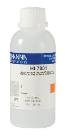 HANNA HI7081M Standart Çözelti, 30 g/L NaCl, 230 mL şişe