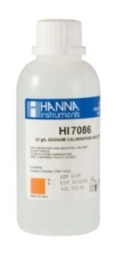 HANNA HI7086M Standart Çözelti, 23 g/L Na+, 230 mL şişe