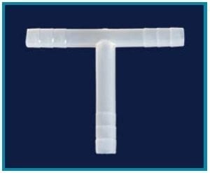 İSOLAB 052.24.006 hortum bağlantı parçası - T form - 6 mm çap (1 adet)
