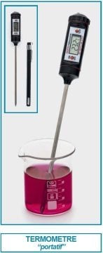 İSOLAB 060.01.001 termometre - portatif (1 adet)