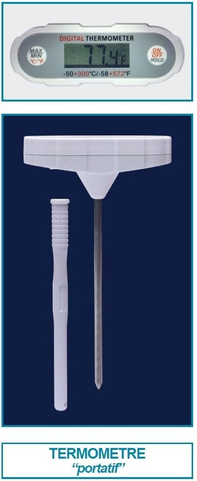 İSOLAB 060.01.002 termometre - portatif (1 adet)