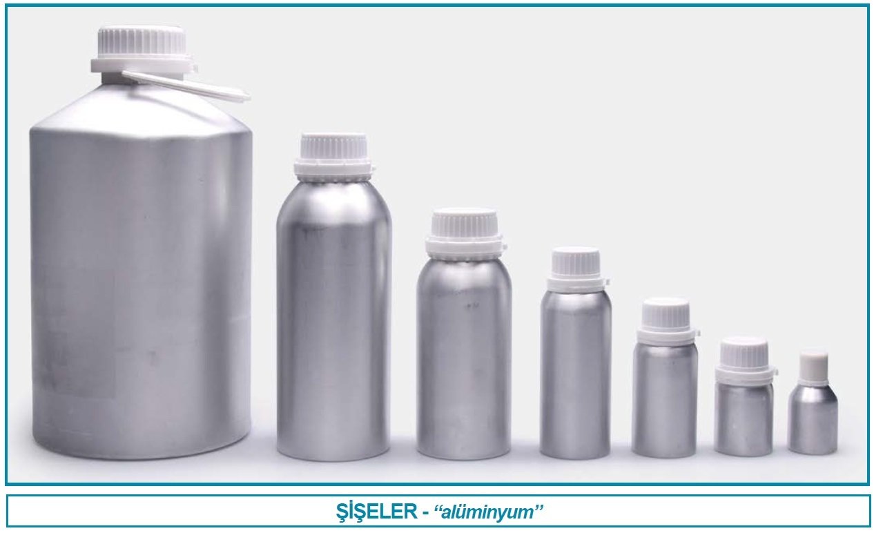 İSOLAB 061.14.120 şişe - vida kapaklı - dar boyun - alüminyum - 120 ml (1 adet)