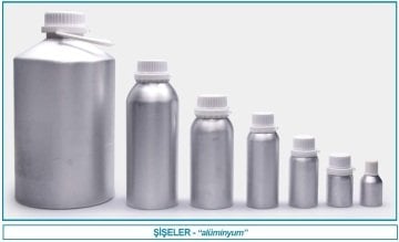 İSOLAB 061.14.901 şişe - vida kapaklı - dar boyun - alüminyum - 1200 ml (1 adet)