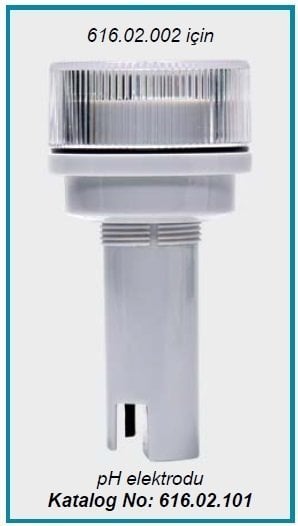 İSOLAB 616.02.101 pH elektrodu - 616.02.002 için (1 adet)