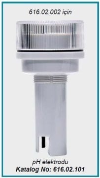 İSOLAB 616.02.101 pH elektrodu - 616.02.002 için (1 adet)