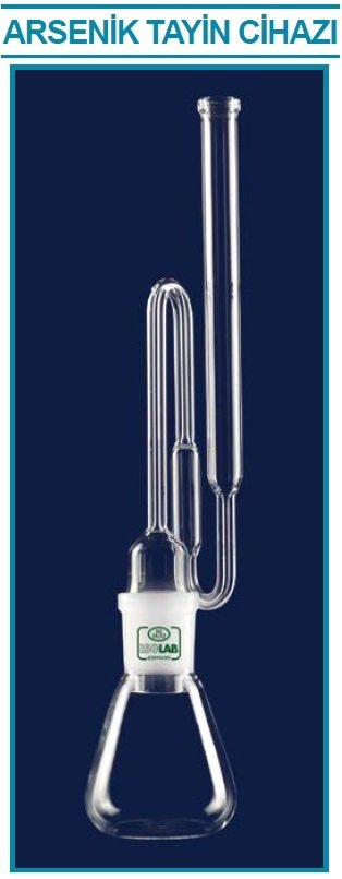 İSOLAB 065.71.001 arsenik belirleyici aparat (1 adet)