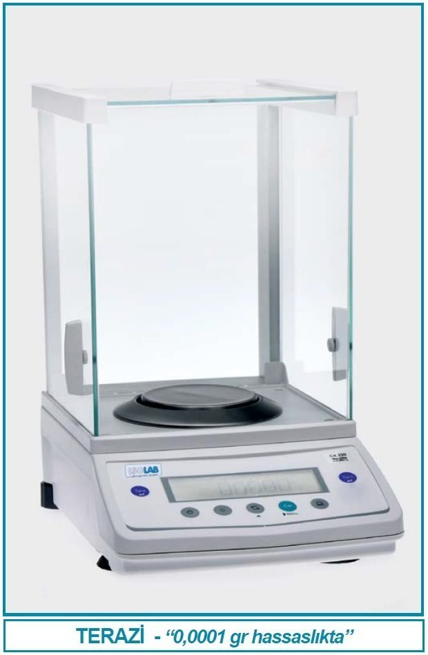 İSOLAB 602.31.001 terazi - 220 gr / 0.0001 gr (1 adet)