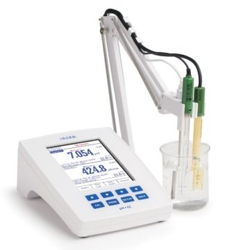 HANNA HI5521-02 Laboratuvar Araştırma Sınıfı Tezgahüstü pH / mV ve EC / TDS / Tuzluluk / Rezistivite Metresi